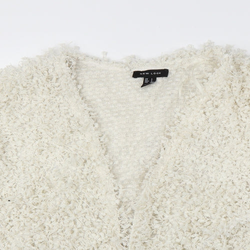 New Look Womens Ivory   Cardigan Jumper Size L