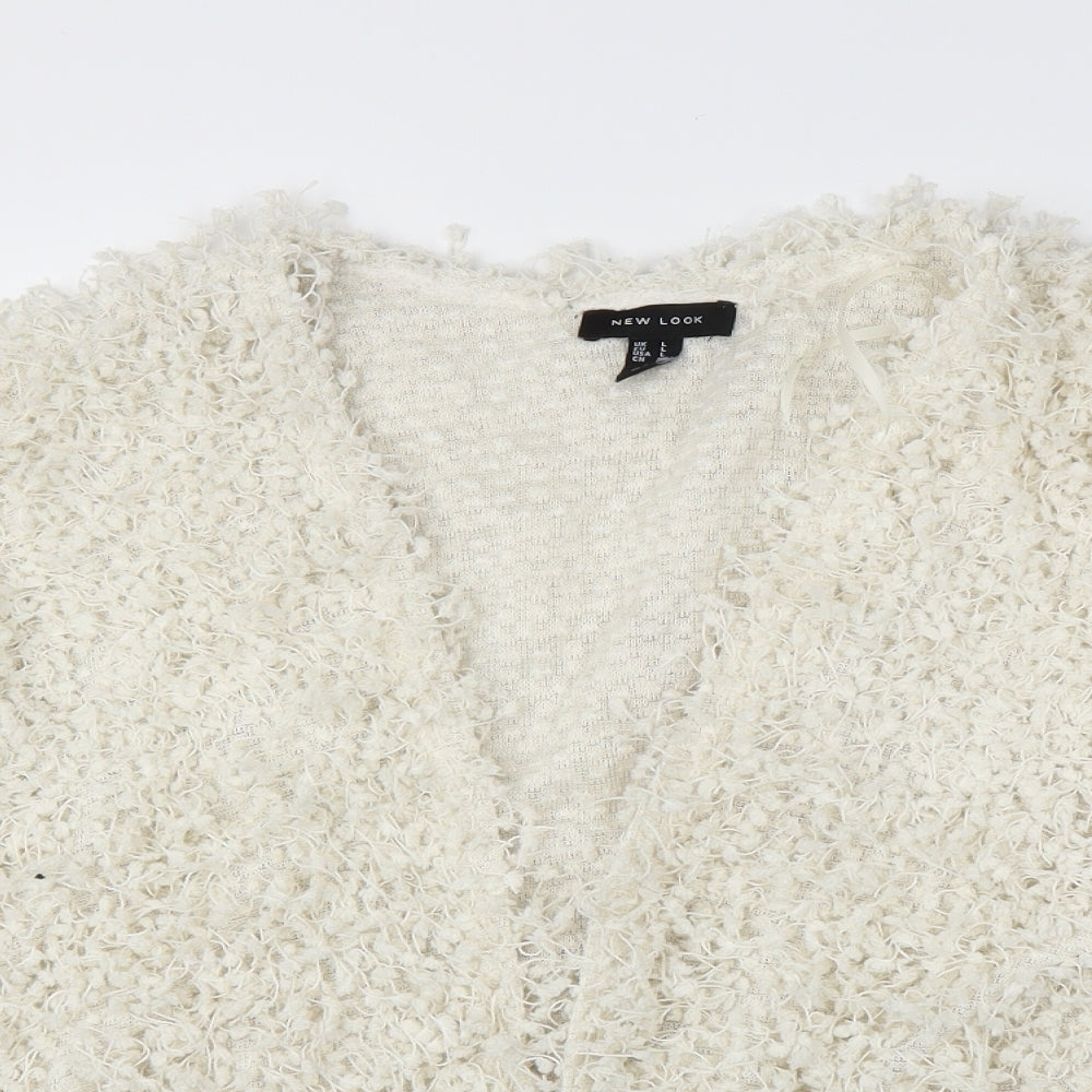 New Look Womens Ivory   Cardigan Jumper Size L