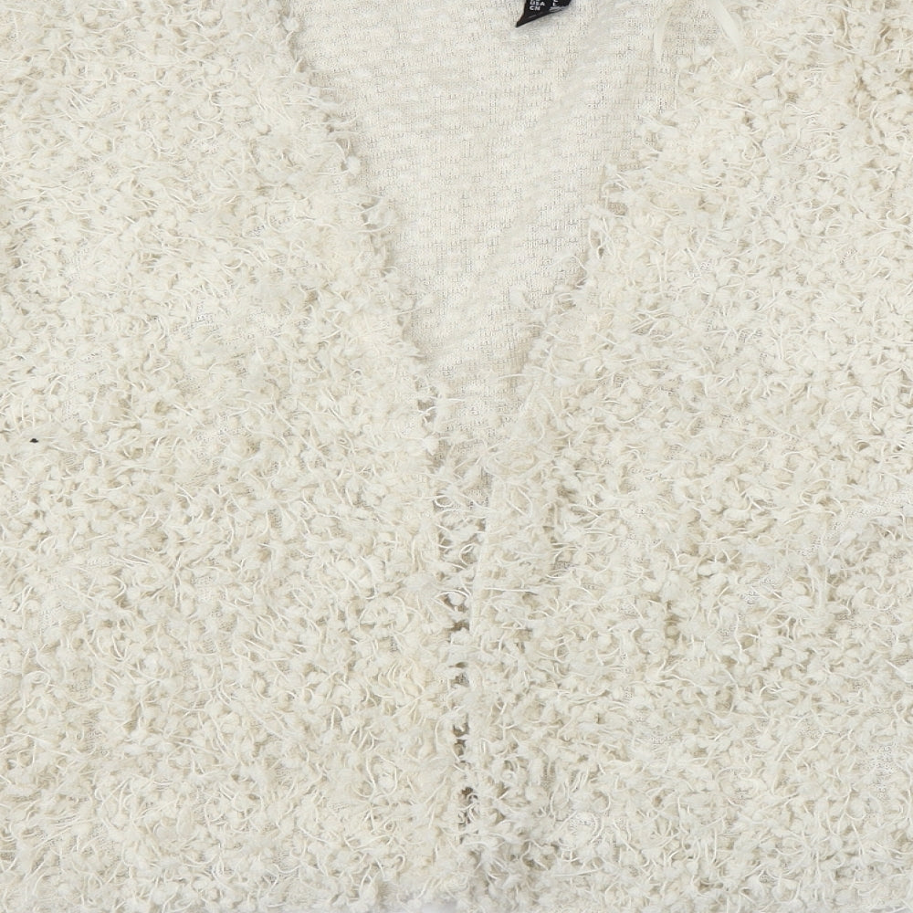 New Look Womens Ivory   Cardigan Jumper Size L