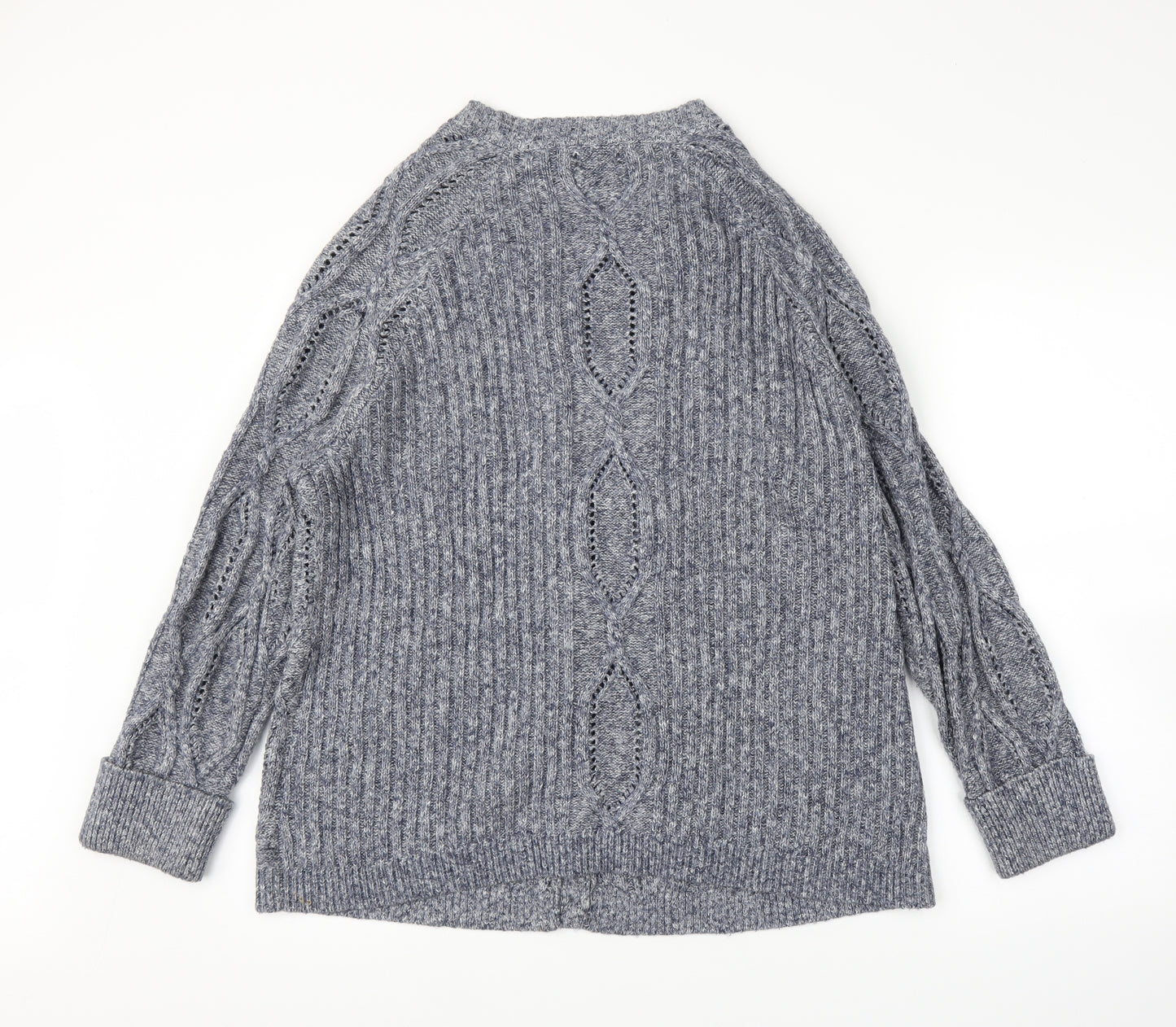 Laura Ashley Womens Grey   Cardigan Jumper Size 16