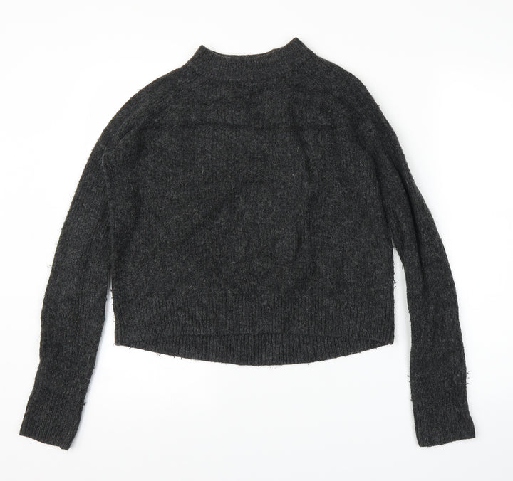 H&M Womens Grey   Pullover Jumper Size S