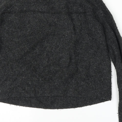 H&M Womens Grey   Pullover Jumper Size S