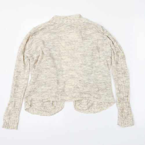 Alexara Womens Beige   Cardigan Jumper Size M