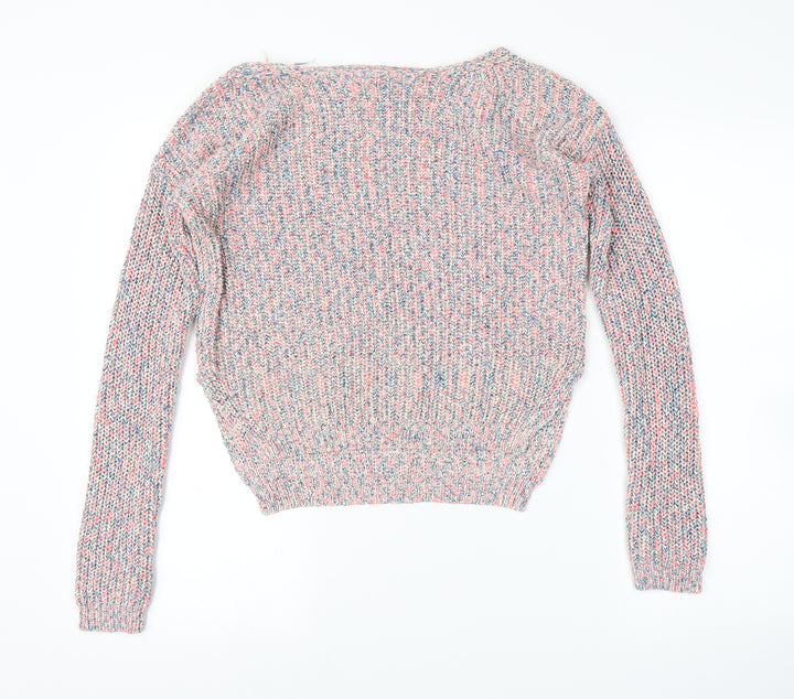 Ecote Womens Pink Pullover Jumper Size S