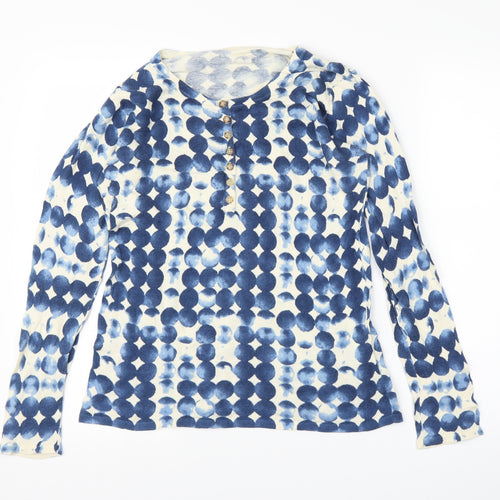 Preworn Womens Blue   Basic Blouse Size M