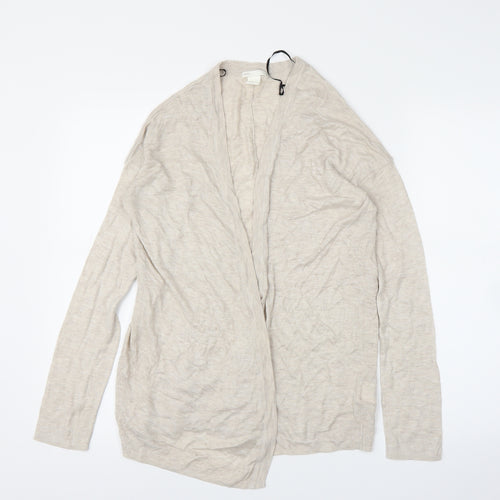H&M Womens Beige   Cardigan Jumper Size S
