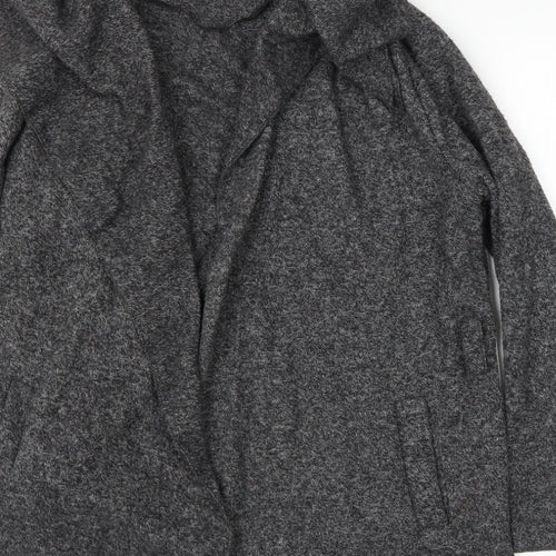 Preworn Womens Grey   Cardigan Jumper Size L  - Belt included