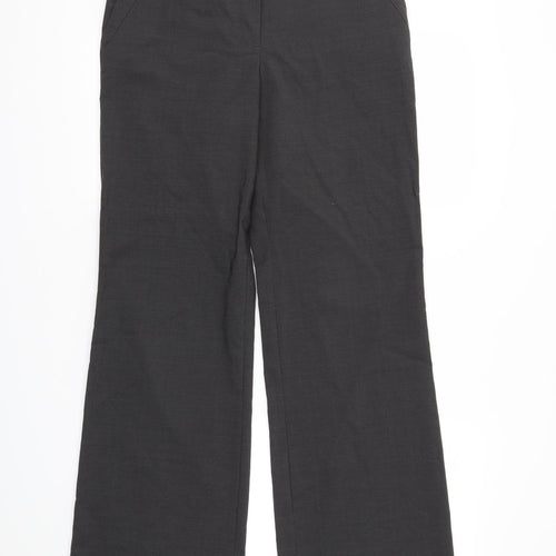 next  Womens Grey   Trousers  Size 10 L30 in