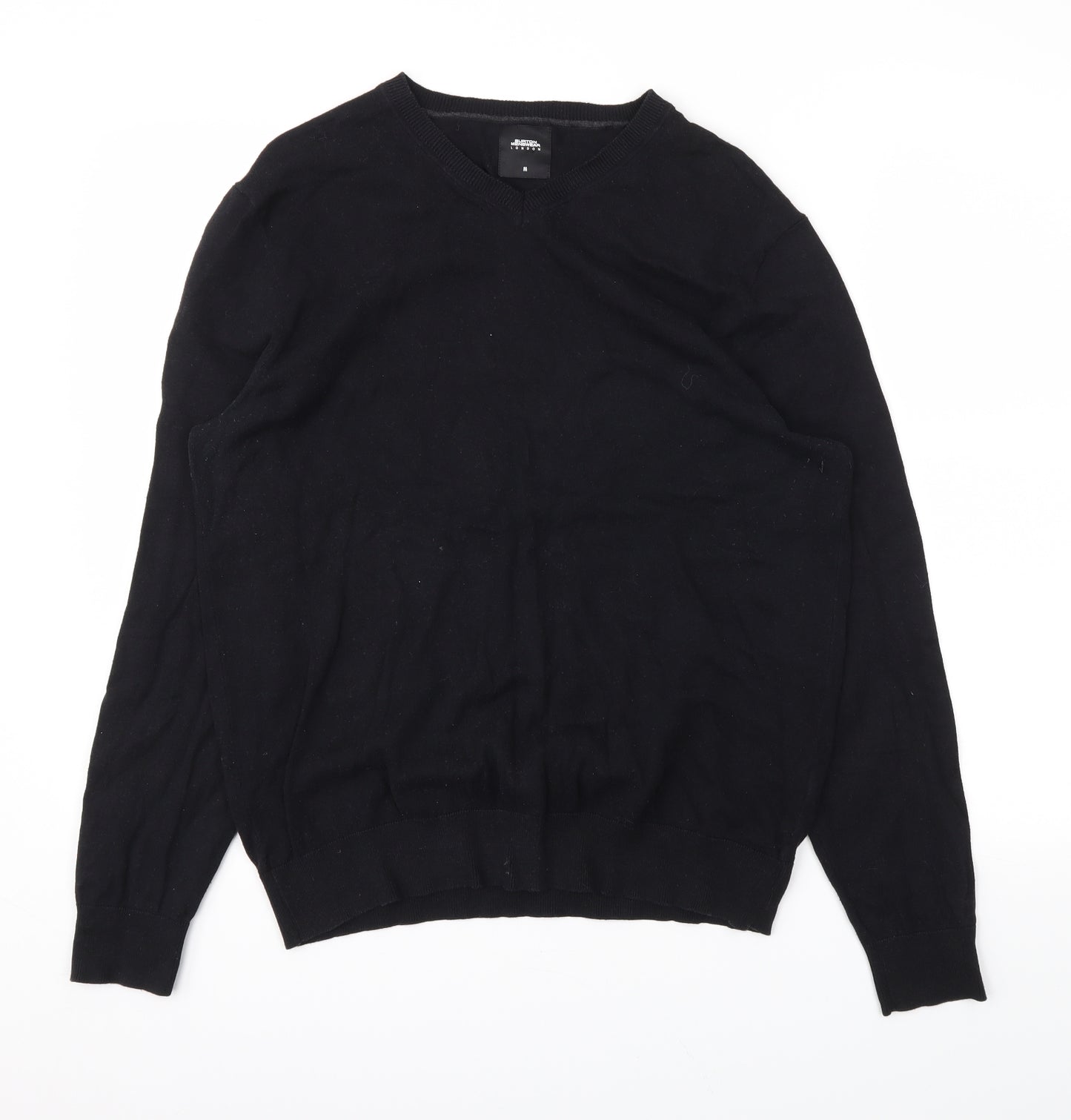 Burton Menswear Mens Black   Pullover Sweatshirt Size M