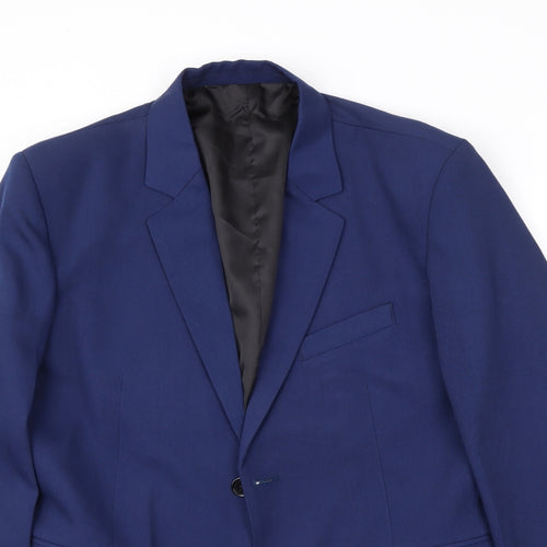 Preworn Mens Blue   Jacket Blazer Size 42