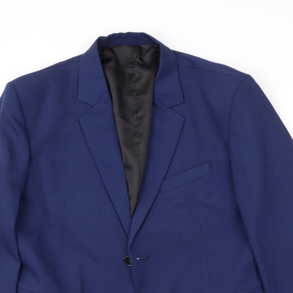 Preworn Mens Blue   Jacket Blazer Size 42