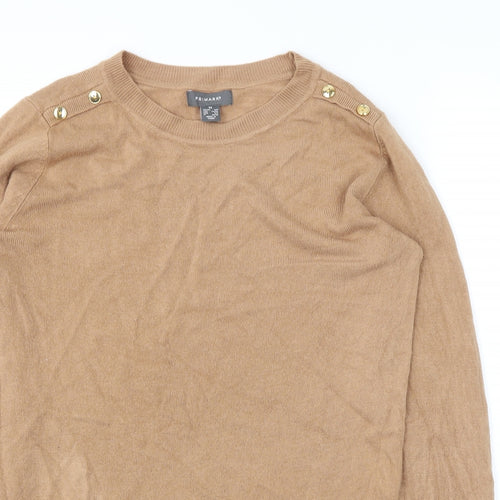Primark Womens Beige Houndstooth  Pullover Jumper Size XS