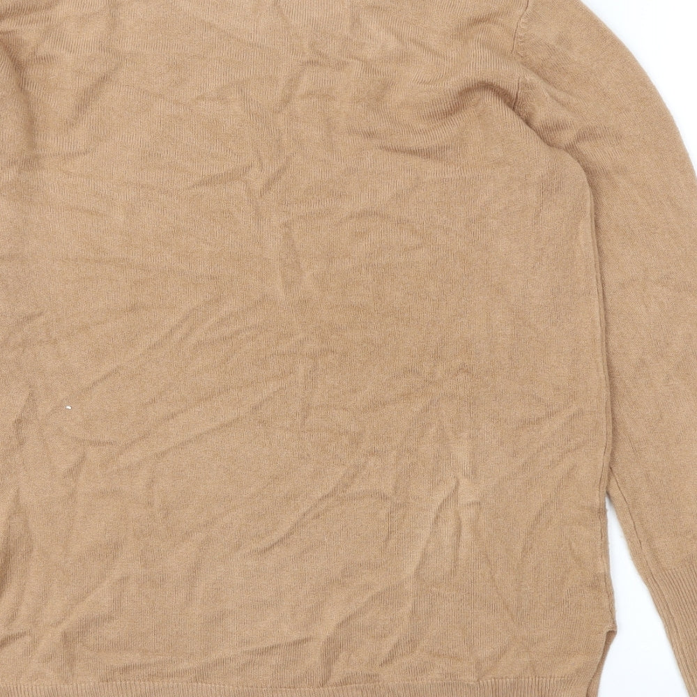 Primark Womens Beige Houndstooth  Pullover Jumper Size XS