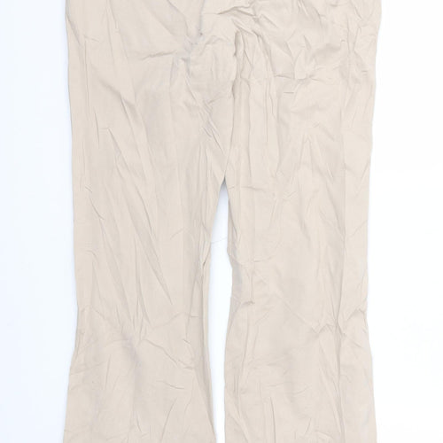 Wearhouse Womens Beige   Trousers  Size 10 L29 in