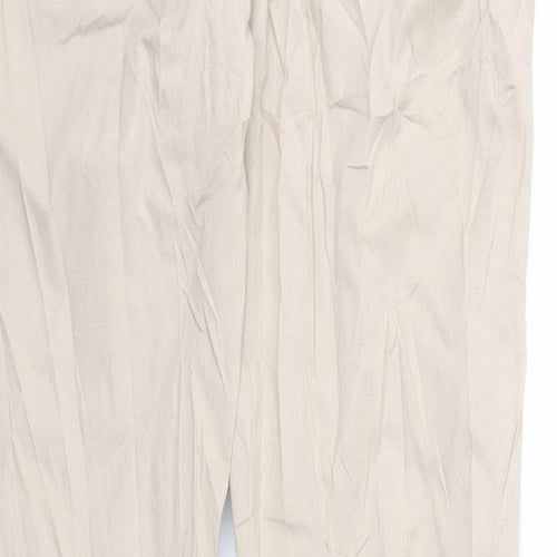 Wearhouse Womens Beige   Trousers  Size 10 L29 in