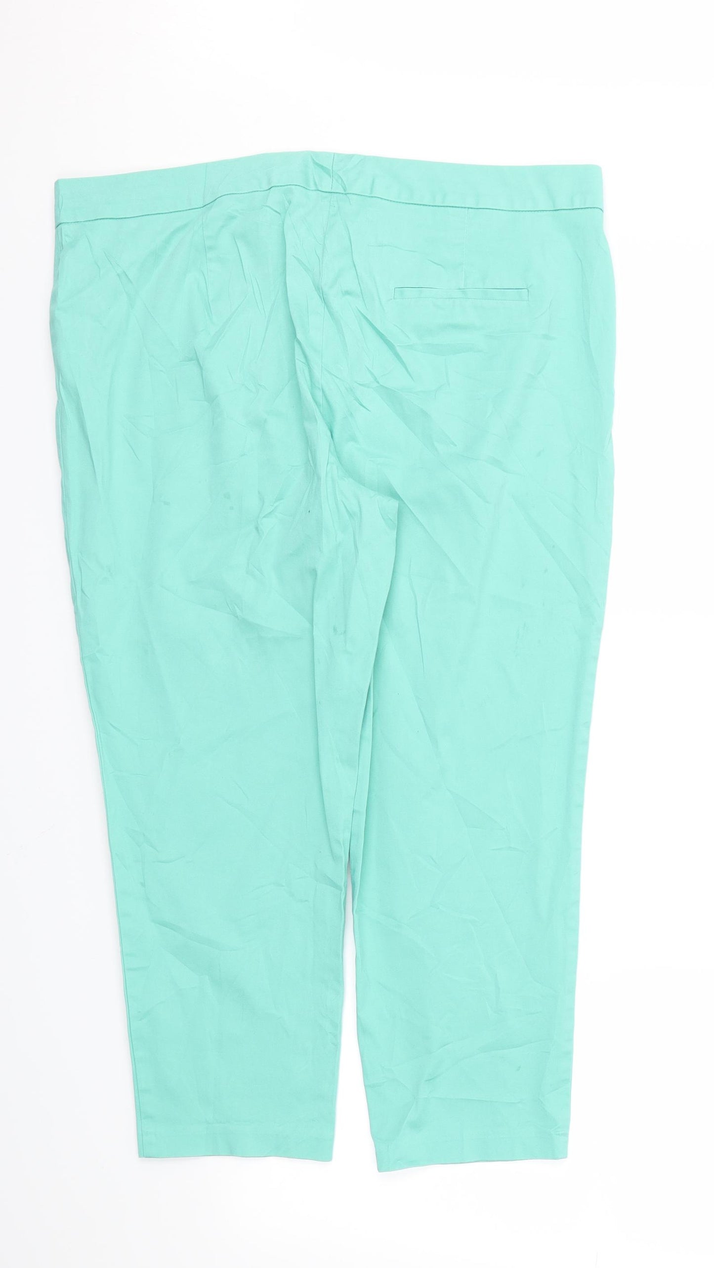 M&S Womens Blue   Trousers  Size 16 L23 in