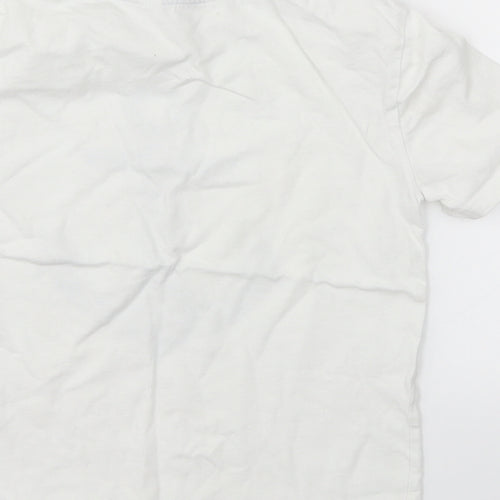 H&M Boys White   Basic T-Shirt Size 7-8 Years