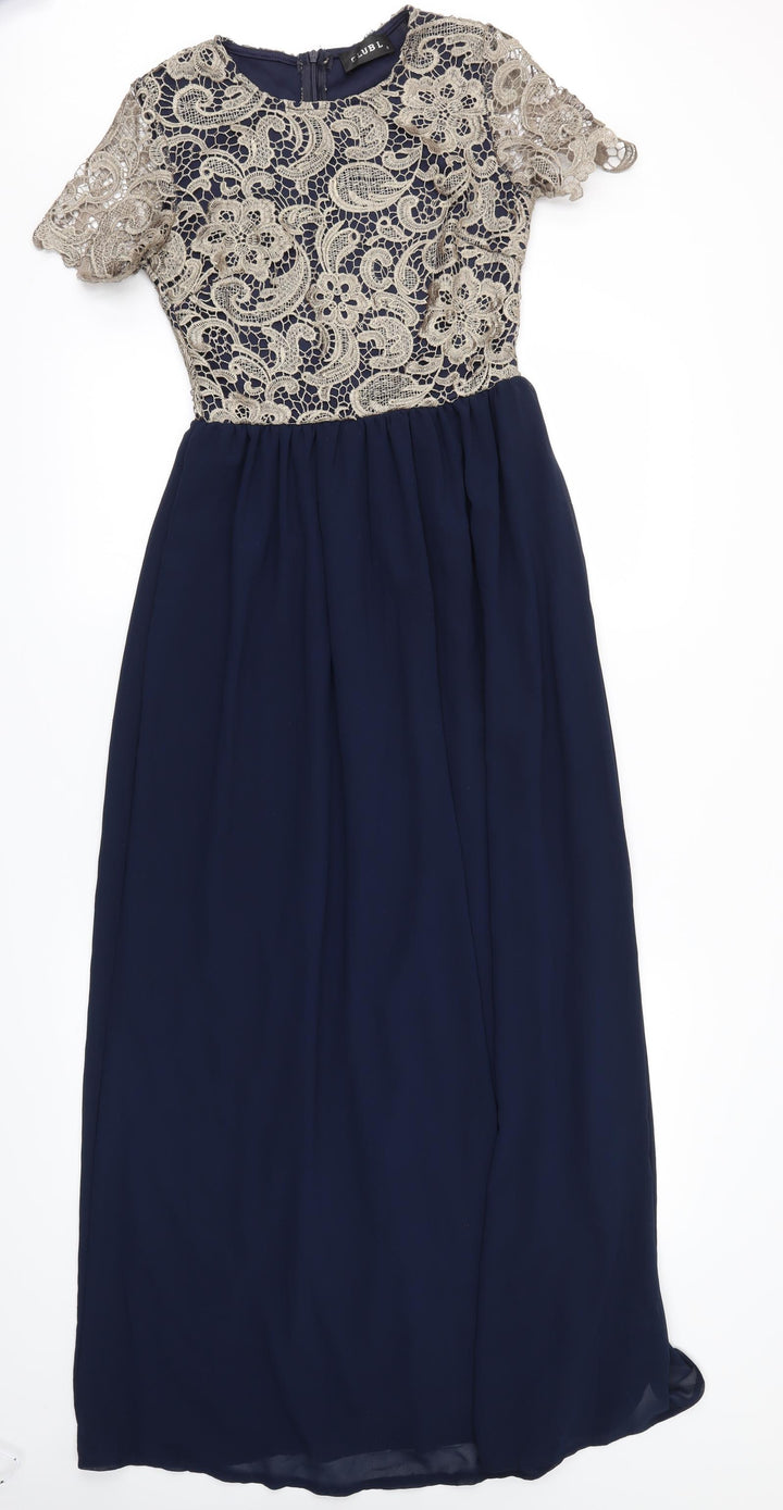 Club L Womens Blue Fit & Flare Size 6
