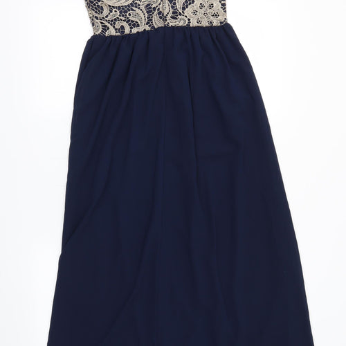 Club L Womens Blue   Fit & Flare  Size 6
