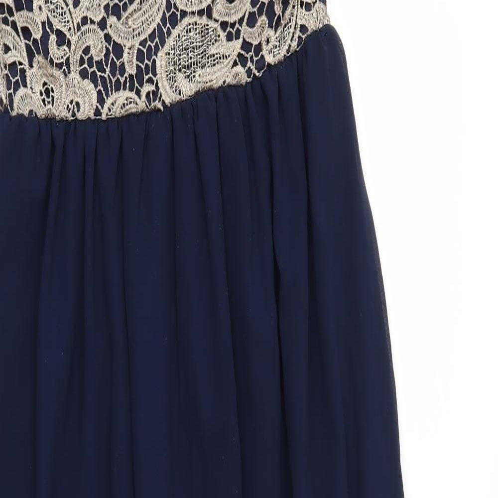 Club L Womens Blue   Fit & Flare  Size 6