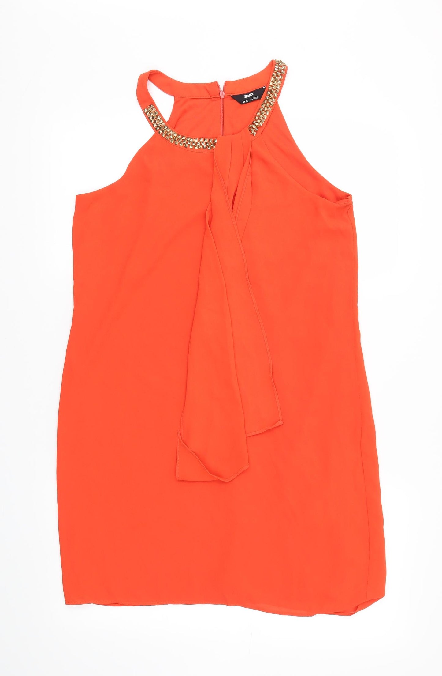 MAX Womens Red   Fit & Flare  Size 12