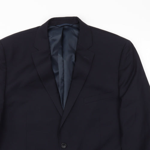 Preworn Mens Blue   Jacket Blazer Size 44