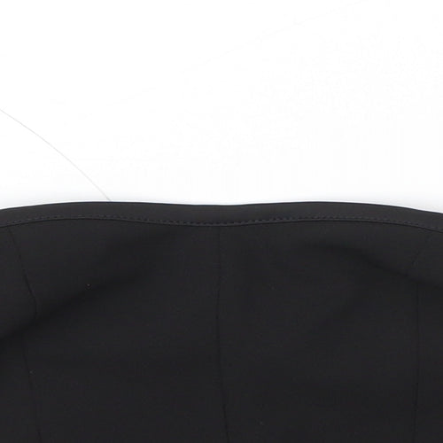 Topshop Womens Black   Cropped T-Shirt Size 8