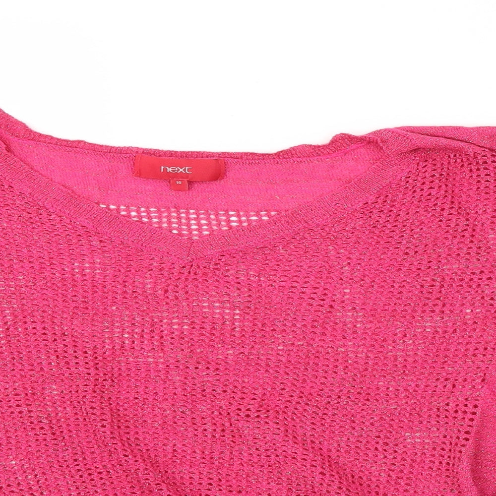 NEXT  Womens Pink   Basic T-Shirt Size 10