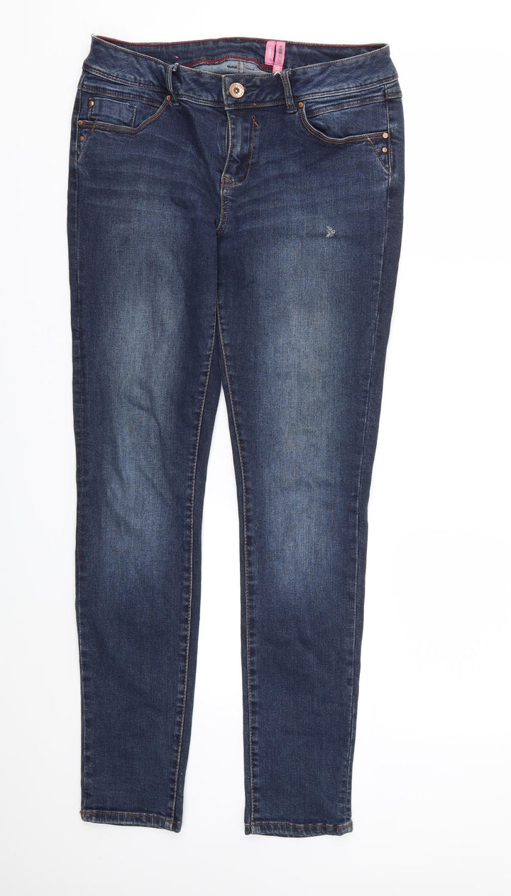 YEYES Womens Blue   Skinny Jeans Size 12 L30 in