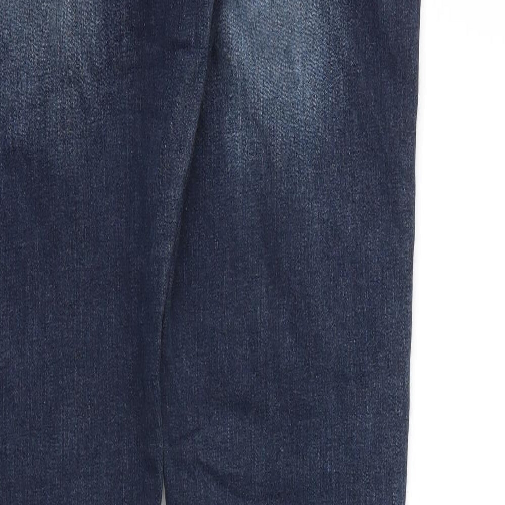 YEYES Womens Blue   Skinny Jeans Size 12 L30 in