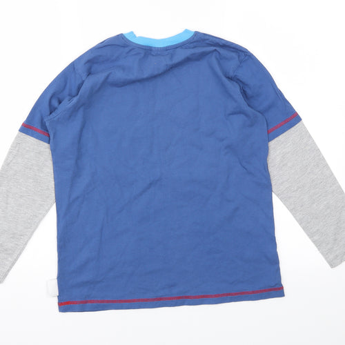 NEXT  Boys Blue Animal Print  Basic T-Shirt Size 9-10 Years