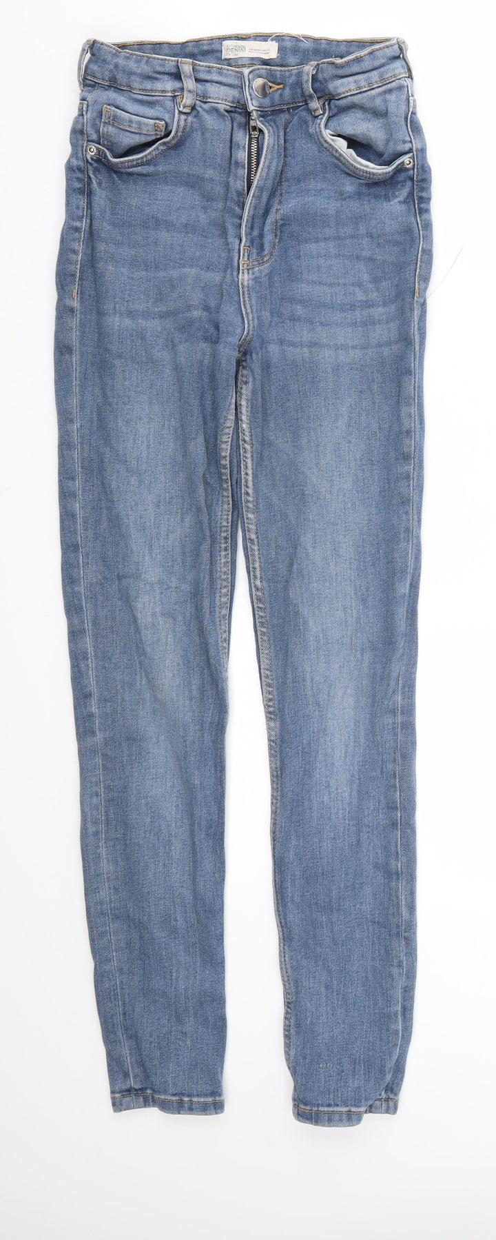 DENIM Womens Blue Skinny Jeans Size 26 in L26 in