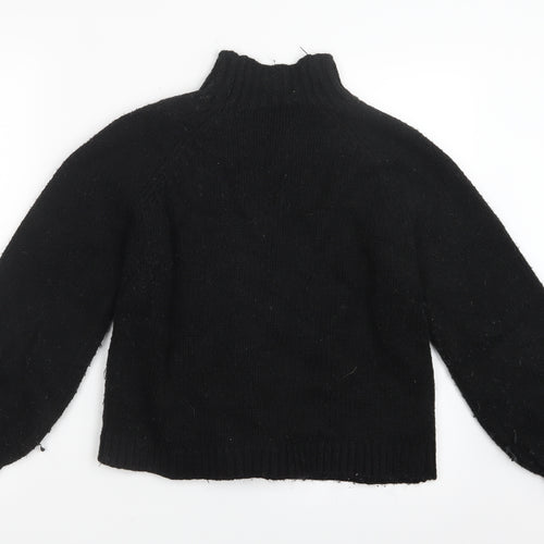 Only Womens Black  Knit Pullover Jumper Size XS