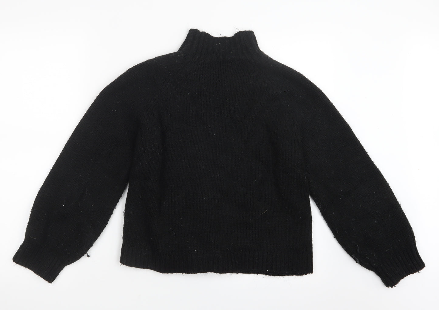 Only Womens Black  Knit Pullover Jumper Size XS