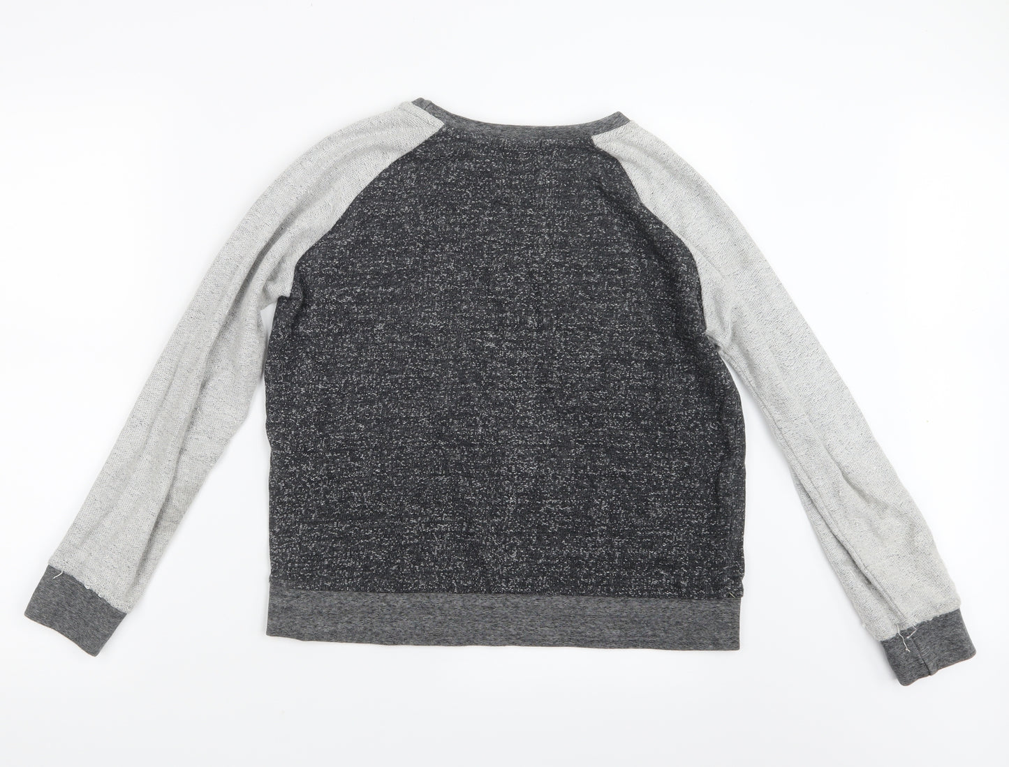 Mango Womens Grey  Knit Pullover Jumper Size S