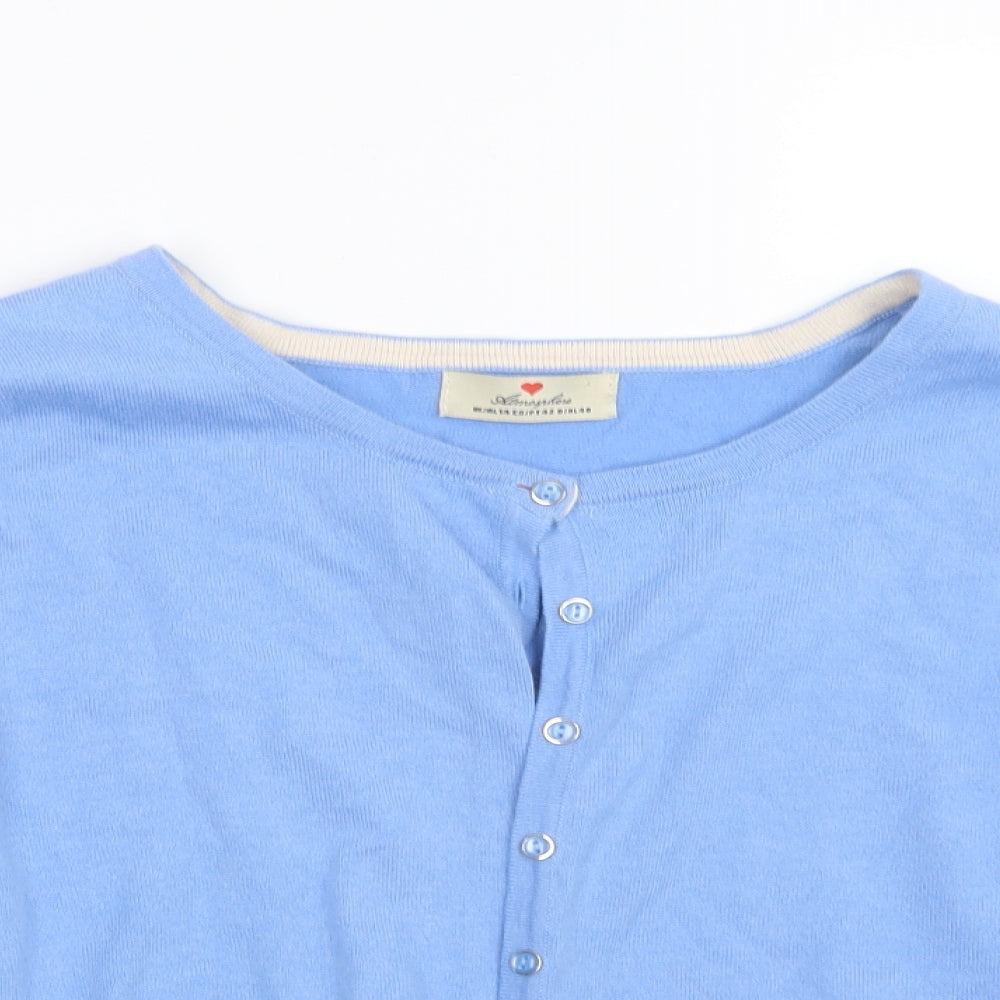 Atmosphere Womens Blue  Knit Cardigan Jumper Size 14