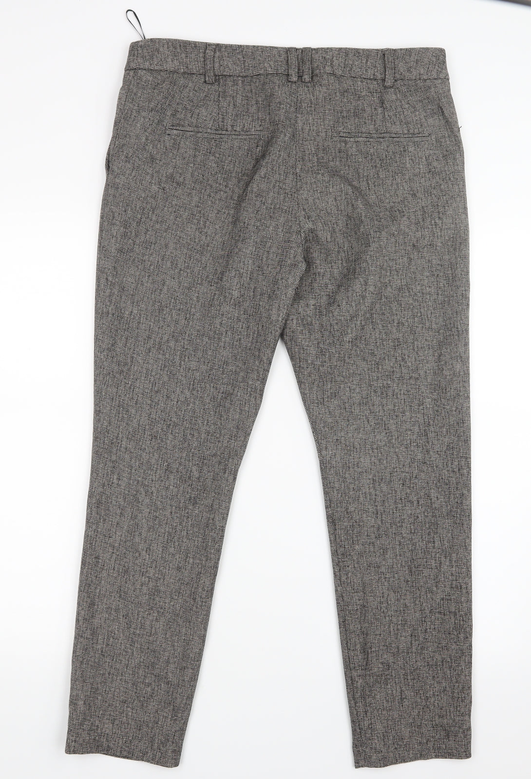 NEXT Womens Black   Trousers  Size 12 L27 in