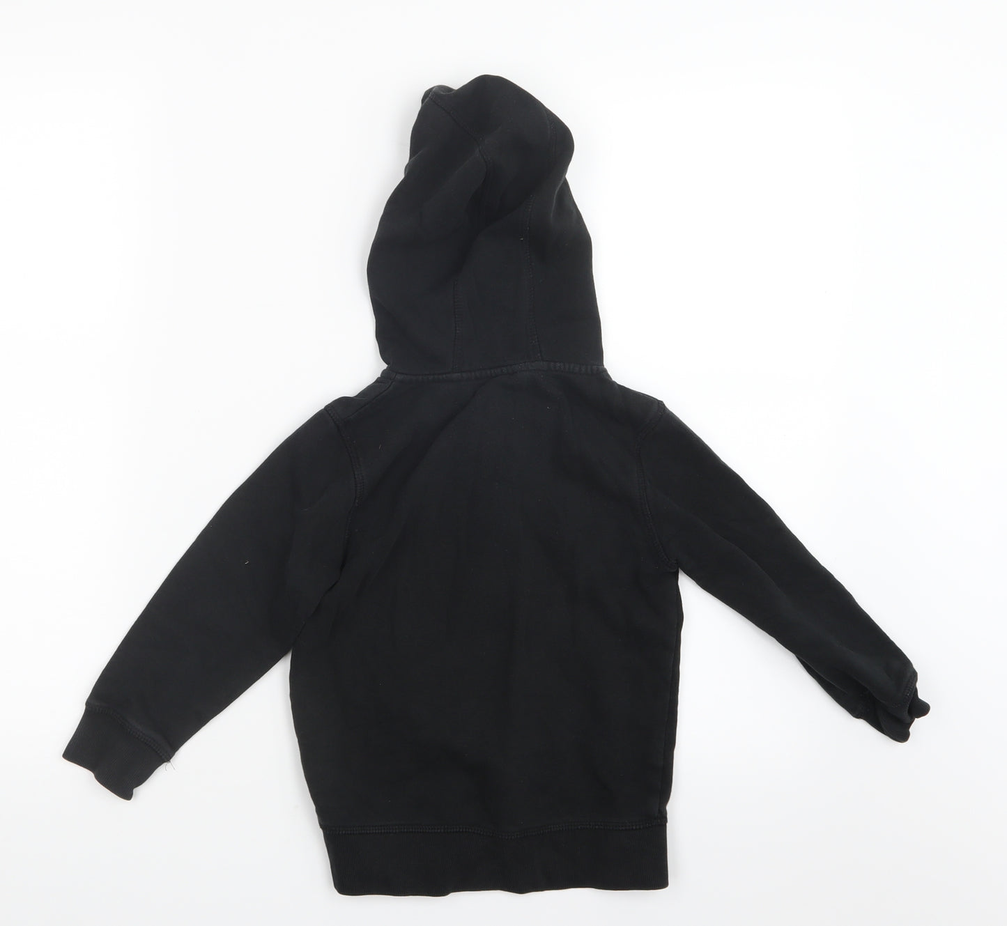 George Boys Black   Full Zip Hoodie Size 4-5 Years