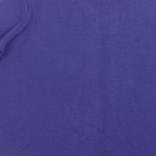 Marks and Spencer Womens Purple  Knit Cardigan Jumper Size 16