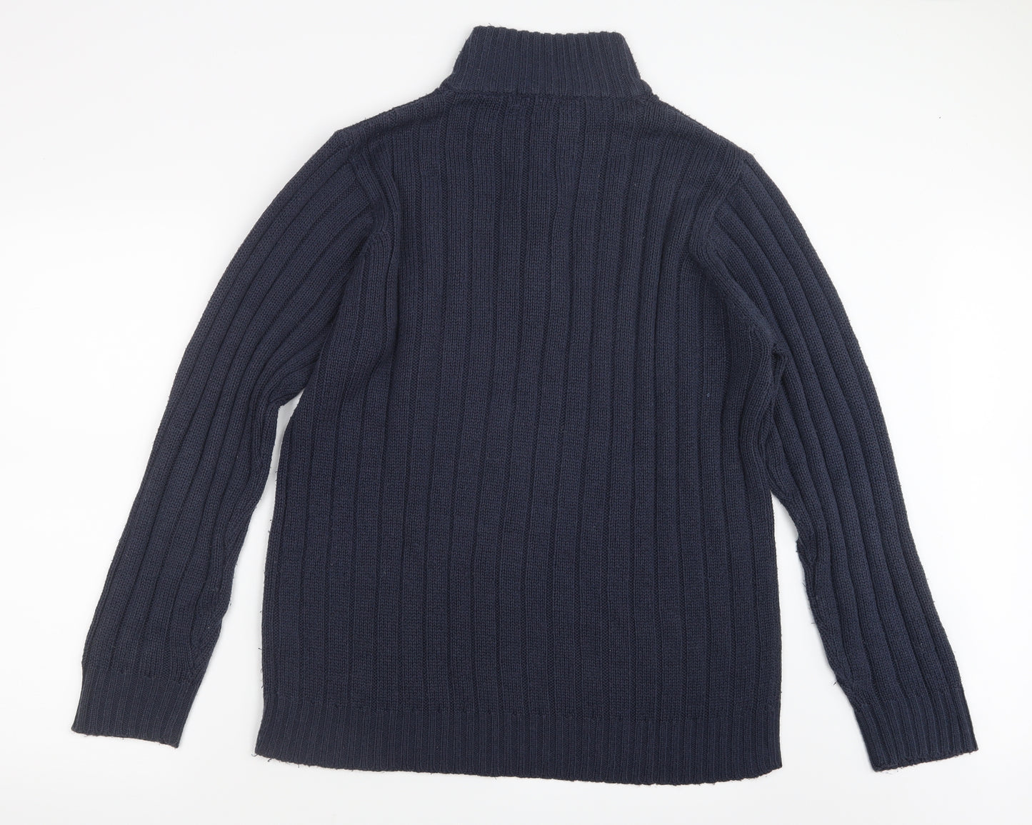 MALDINI Mens Blue  Knit Pullover Sweatshirt Size L