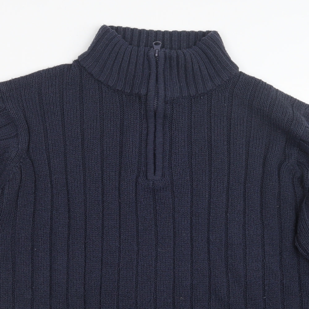 MALDINI Mens Blue  Knit Pullover Sweatshirt Size L