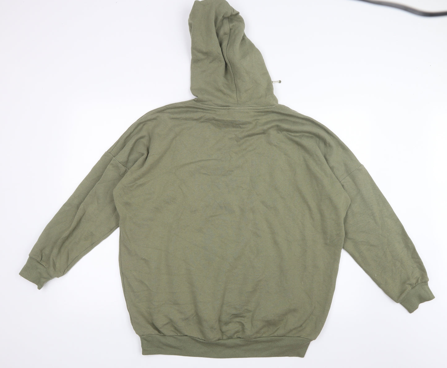 Monki Mens Green   Pullover Hoodie Size S