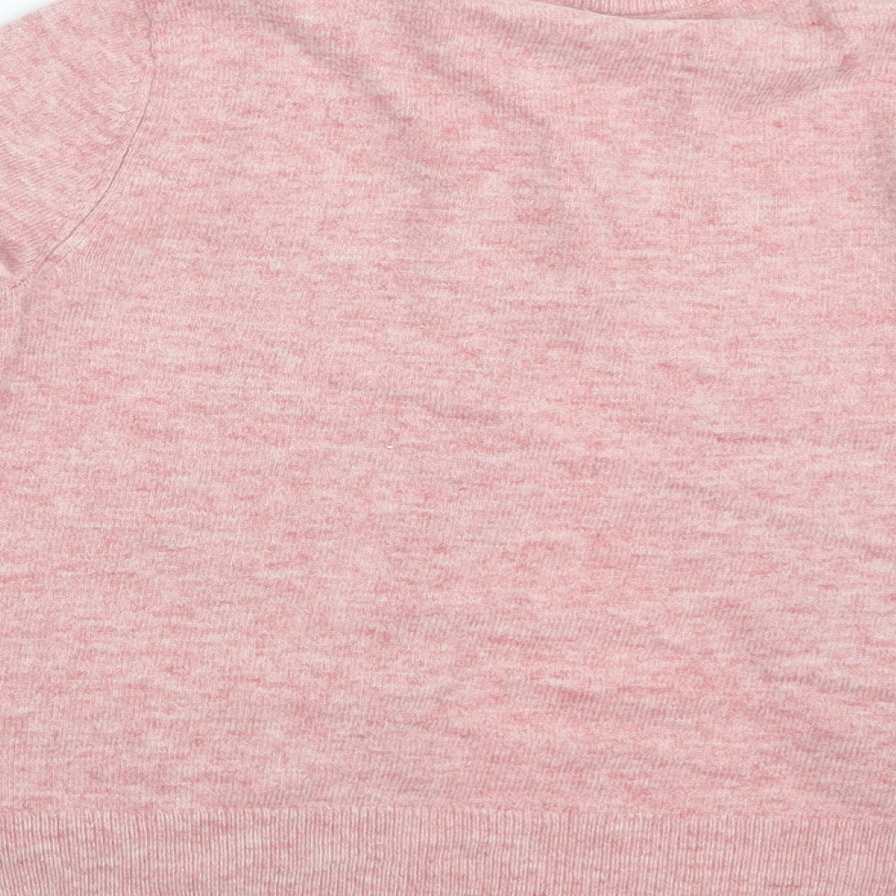 John Lewis Girls Pink  Knit Cardigan Jumper Size 9 Years