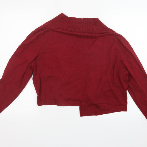 ZNK Womens Red  Knit Cardigan Jumper Size 2XL