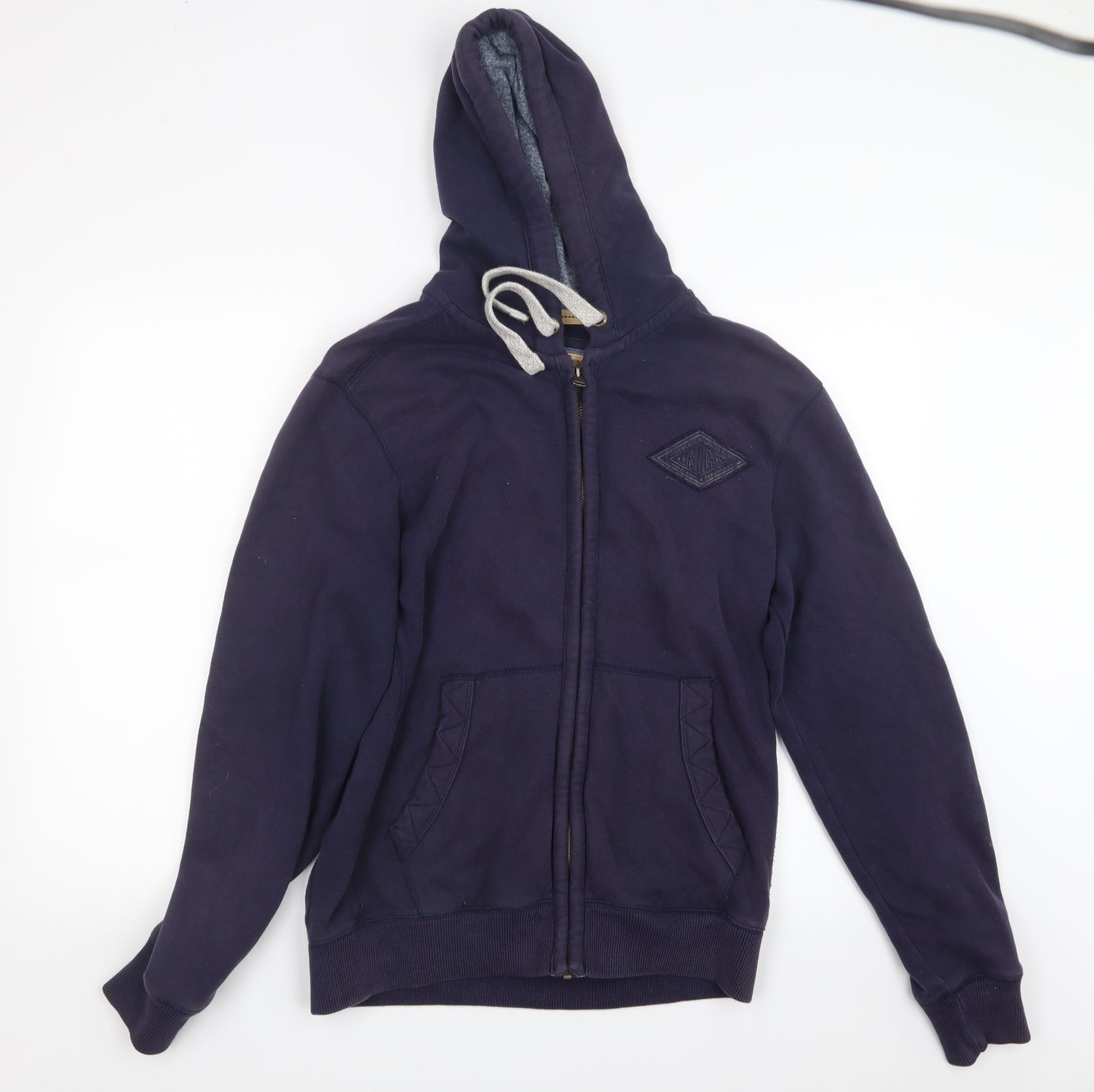 Marks and Spencer Mens Blue   Full Zip Hoodie Size M