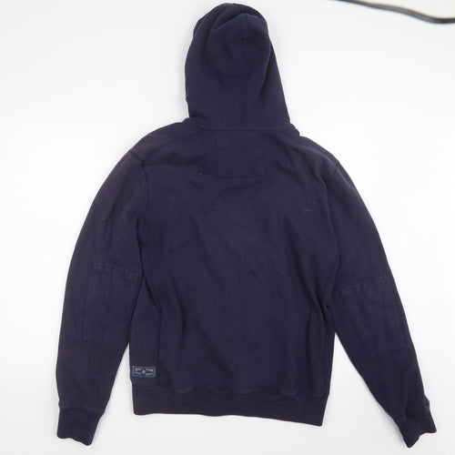 Marks and Spencer Mens Blue   Full Zip Hoodie Size M