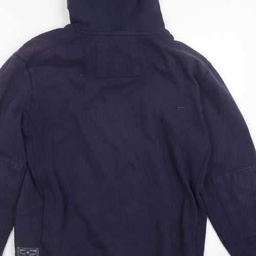 Marks and Spencer Mens Blue   Full Zip Hoodie Size M