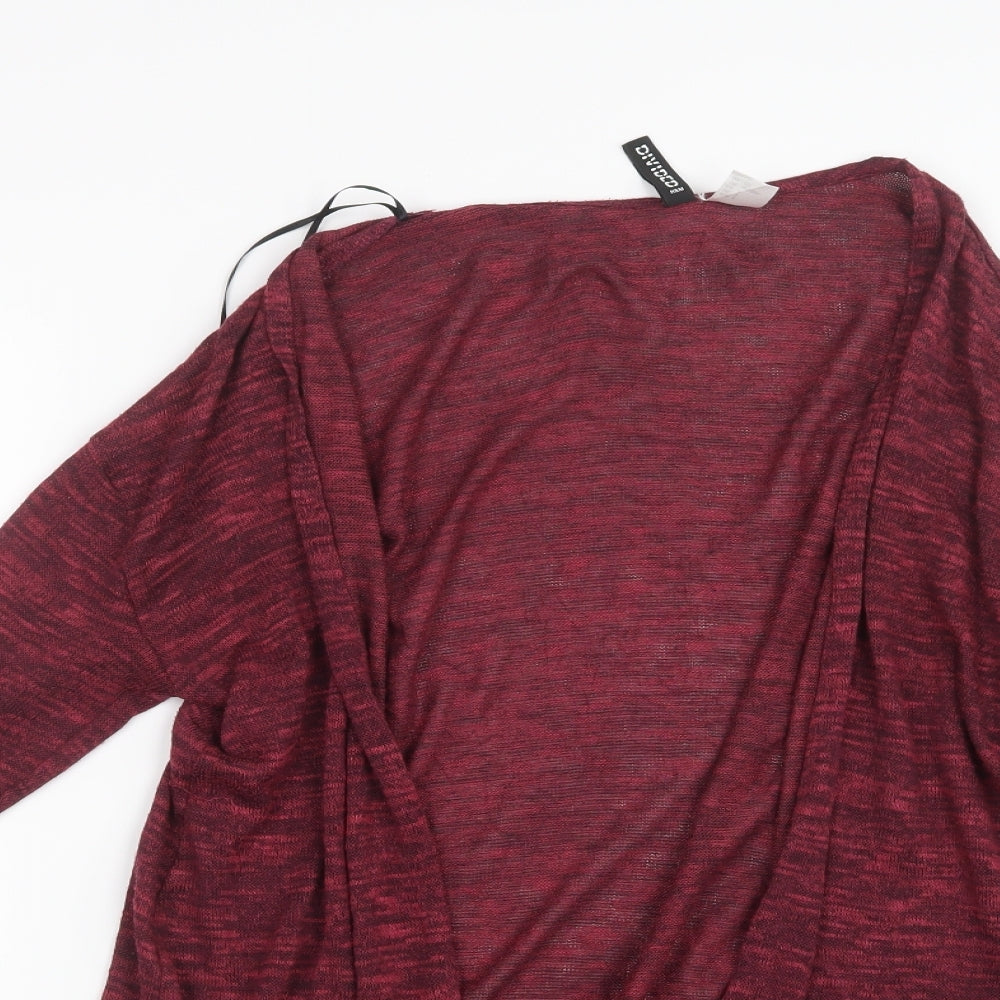 Divided by H&M Womens Pink  Knit Cardigan Jumper Size S
