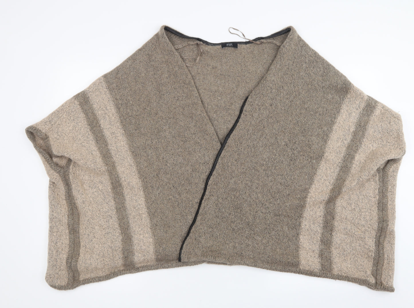 F&F Womens Beige  Knit Cardigan Jumper Size S