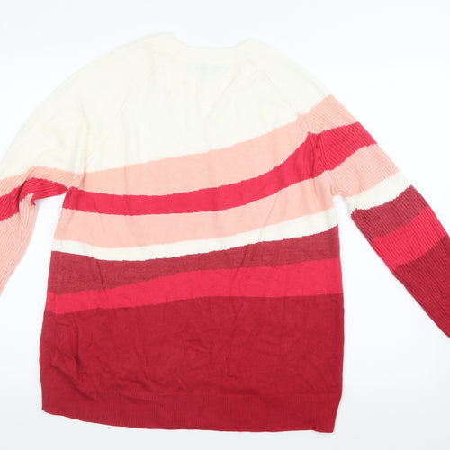 NEXT Womens Pink  Knit Pullover Jumper Size S